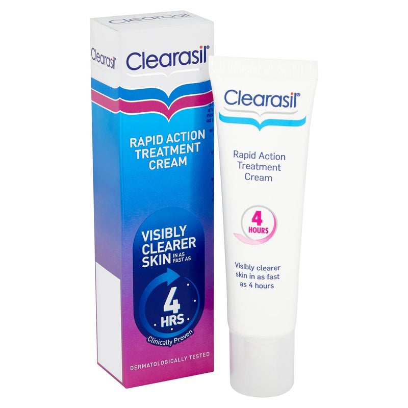 Clearasil جل كليراسيل ألترا رابد أكشن - مرطب للبشرة بحمض الساليسيليك للبالغين، مقشر وملطف، 25 مل - Image 1